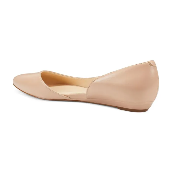Nine West Flats Women Saige D039Orsay Flats Barely Nude Nine West Flats Women Saige D039Orsay Flats Barely Nude