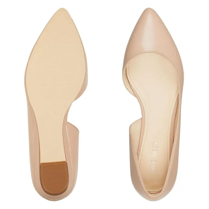 Nine West Flats Women Saige D039Orsay Flats Barely Nude Nine West Flats Women Saige D039Orsay Flats Barely Nude