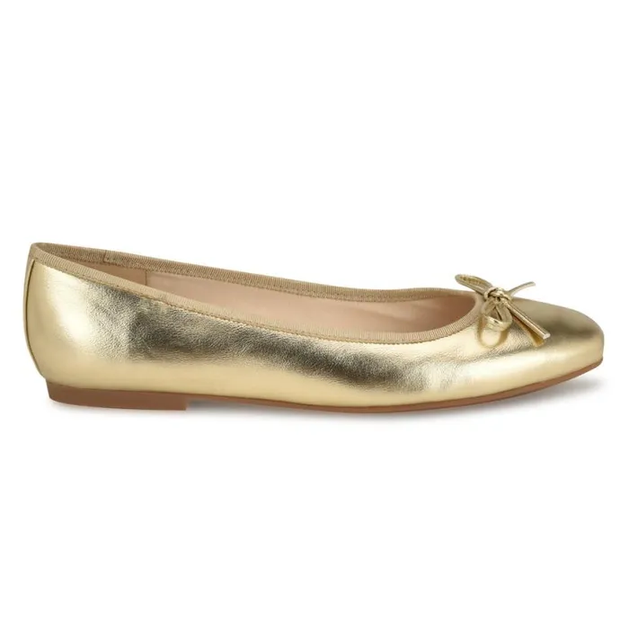 Nine West Flats Women Tootsy Ballet Flats Platino