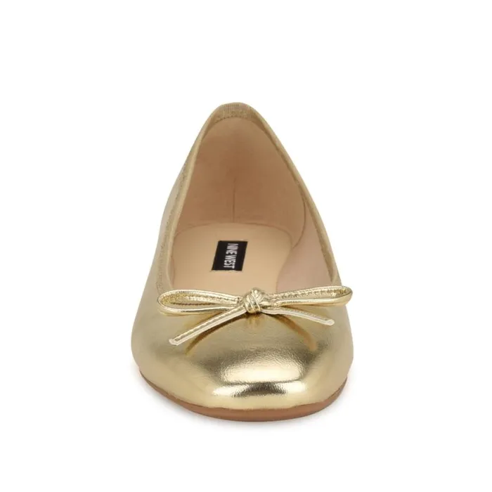 Nine West Flats Women Tootsy Ballet Flats Platino
