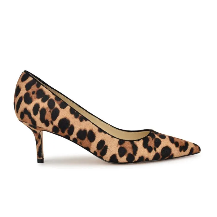Nine West Heels Women Arlene Pointy Toe Pumps Leopard