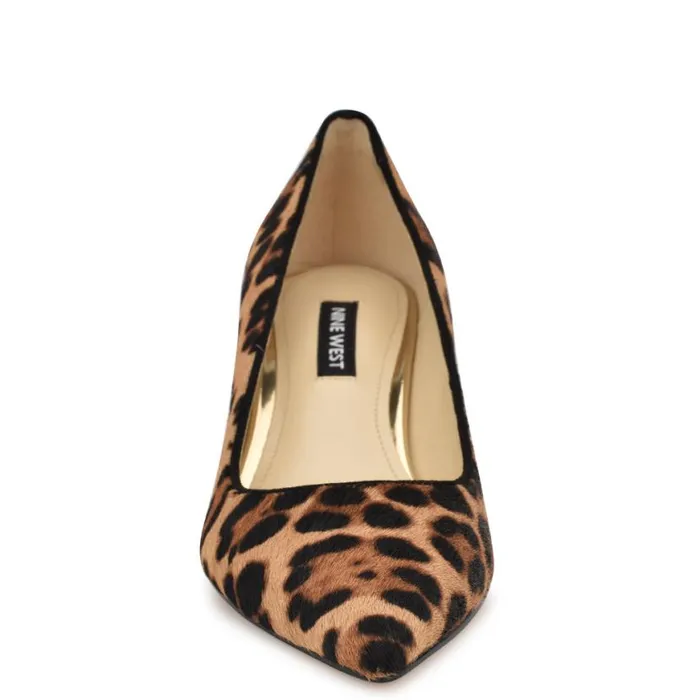 Nine West Heels Women Arlene Pointy Toe Pumps Leopard