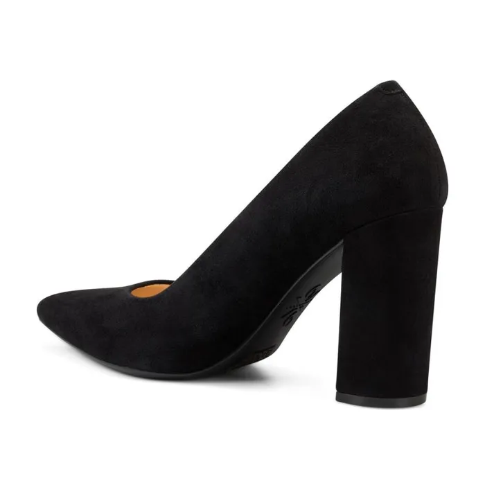 Nine West Heels Women Astoria 92159 Pumps Black Suede Nine West Heels Women Astoria 92159 Pumps Black Suede
