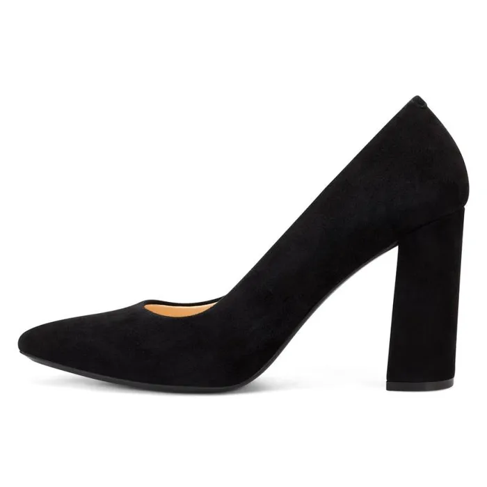 Nine West Heels Women Astoria 92159 Pumps Black Suede Nine West Heels Women Astoria 92159 Pumps Black Suede