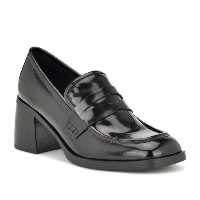 Nine West Heels Women Avalia Heeled Loafers Black Nine West Heels Women Avalia Heeled Loafers Black
