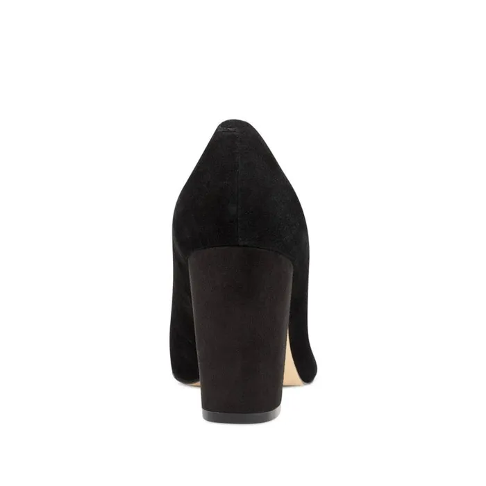Nine West Heels Women Cara Dress Pumps Black Suede Nine West Heels Women Cara Dress Pumps Black Suede