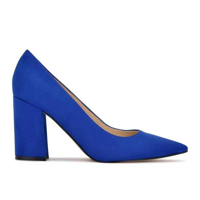 Nine West Heels Women Cara Dress Pumps Medium Blue