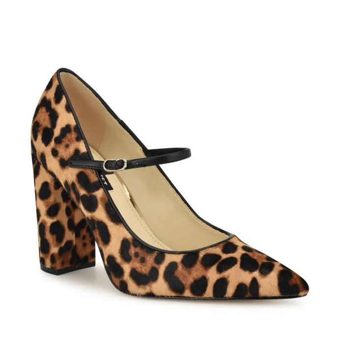 Nine West Heels Women Carlien Mary Jane Pumps Leopard