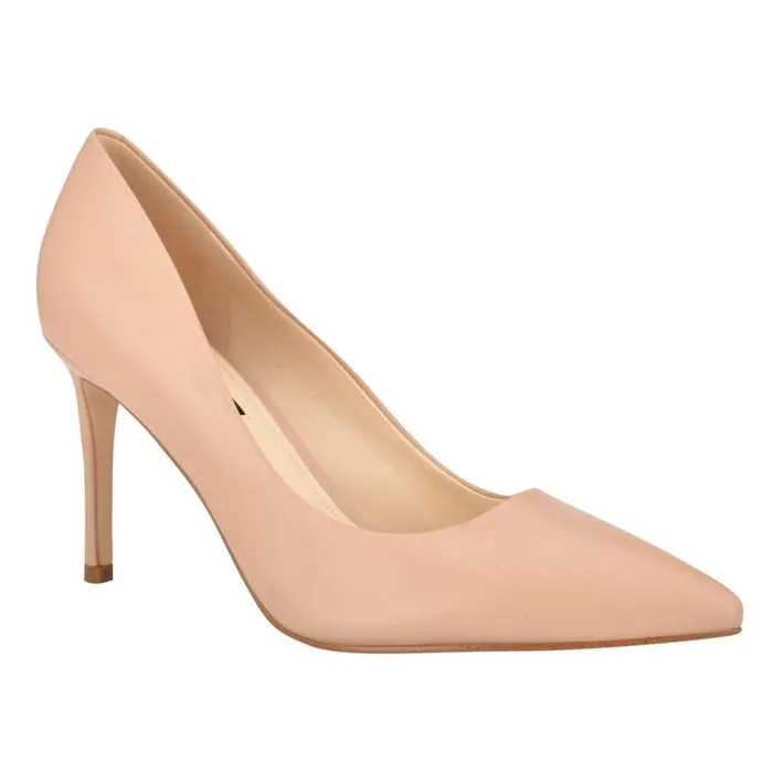 Nine West Heels Women Ezra Pointy Toe Pumps Barely Nude Leather Nine West Heels Women Ezra Pointy Toe Pumps Barely Nude Leather