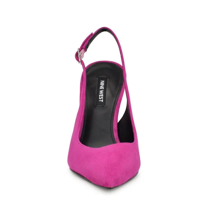 Nine West Heels Women Felina Pointy Toe Slingback Pumps Pink Nine West Heels Women Felina Pointy Toe Slingback Pumps Pink