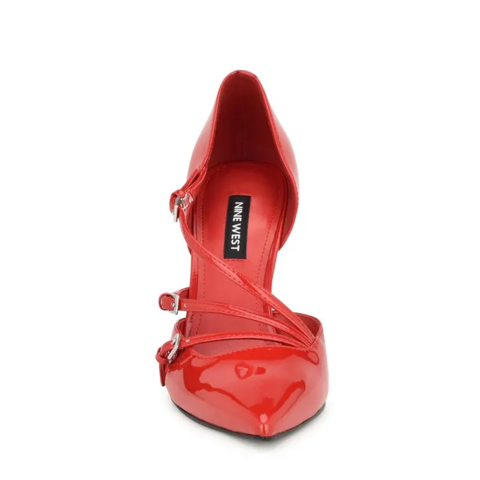 Nine West Heels Women Filma Pointy Toe Pumps Red