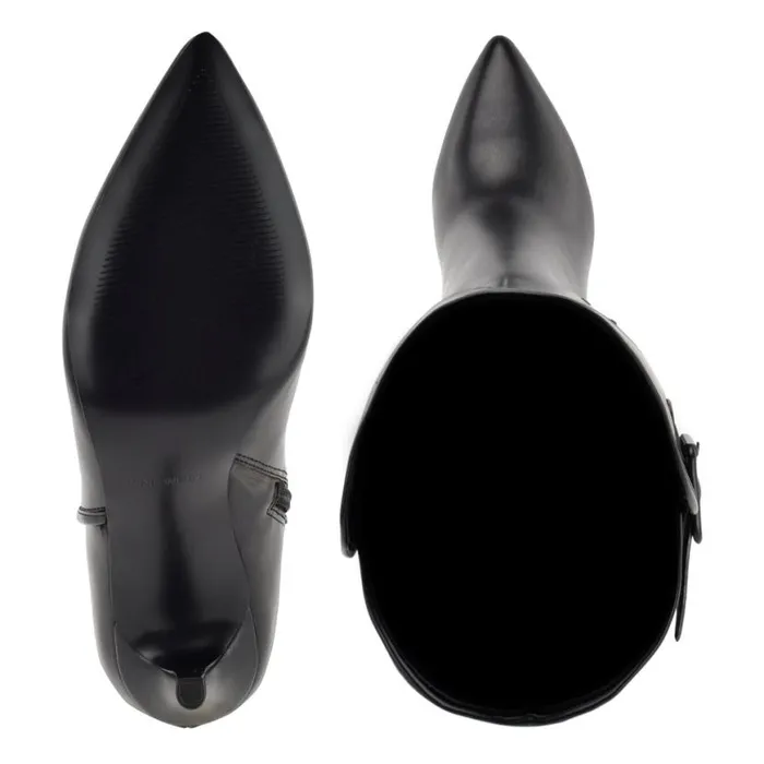 Nine West Heels Women Flye Over The Knee Heeled Boots Black Nine West Heels Women Flye Over The Knee Heeled Boots Black