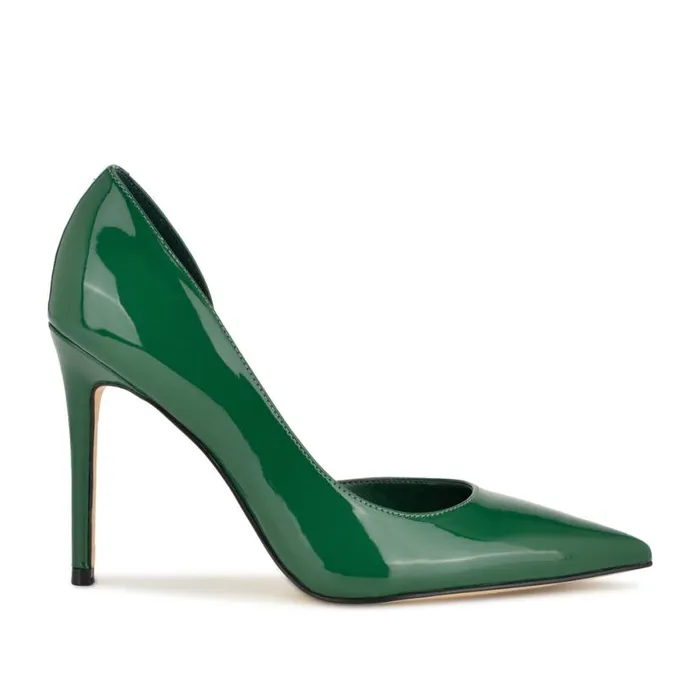Nine West Heels Women Folowe D039Orsay Pointy Toe Pumps Green