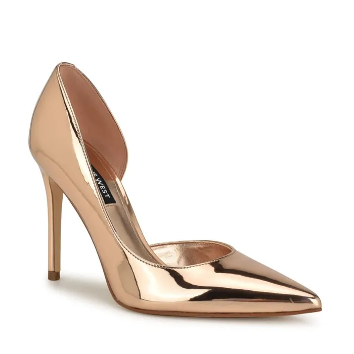 Nine West Heels Women Folowe D039Orsay Pointy Toe Pumps Rose Gold Nine West Heels Women Folowe D039Orsay Pointy Toe Pumps Rose Gold