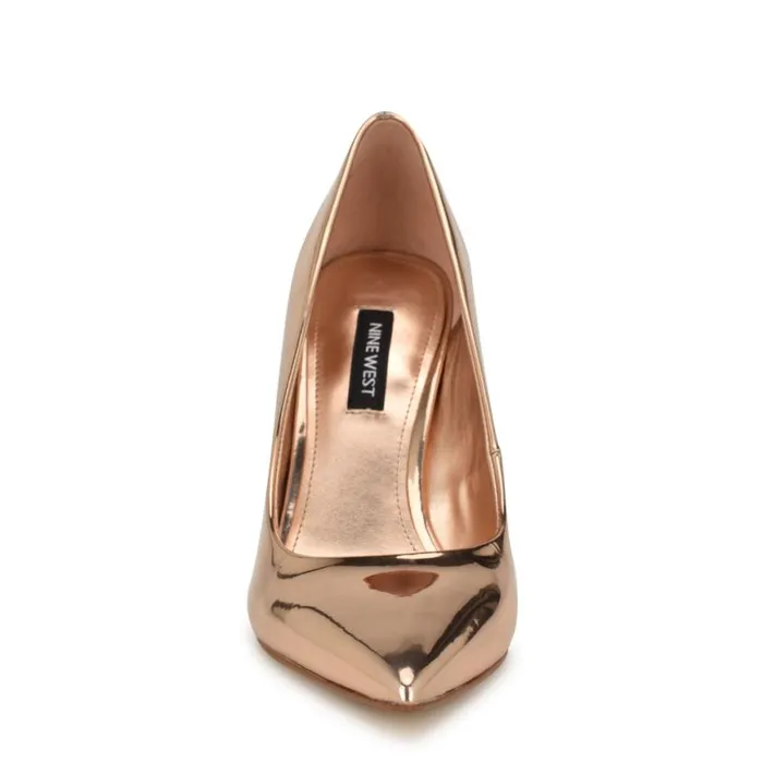 Nine West Heels Women Fresh Pointy Toe Pumps Rose Gold Nine West Heels Women Fresh Pointy Toe Pumps Rose Gold