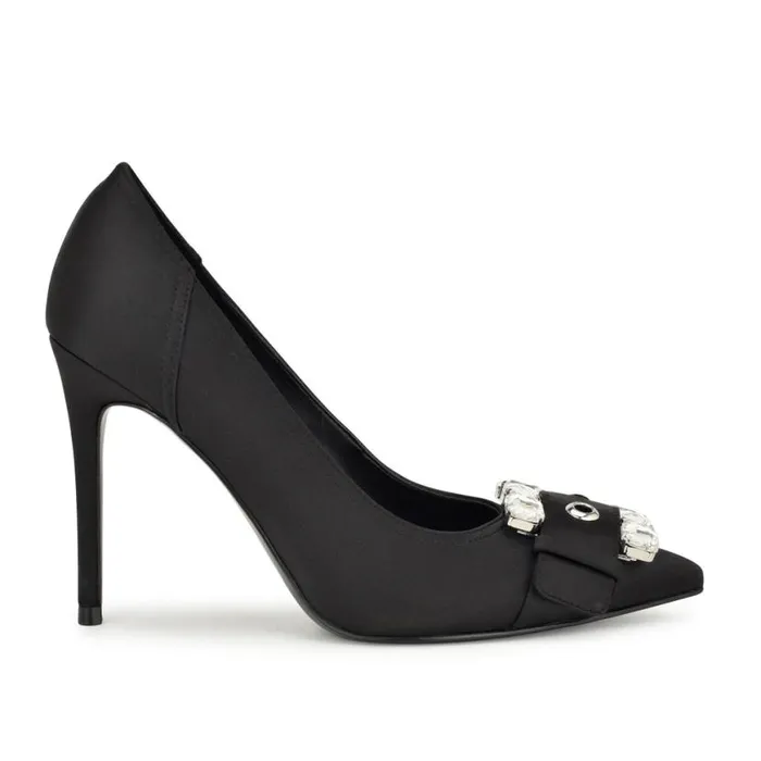 Nine West Heels Women Fulu Embellished Dress Pumps Black