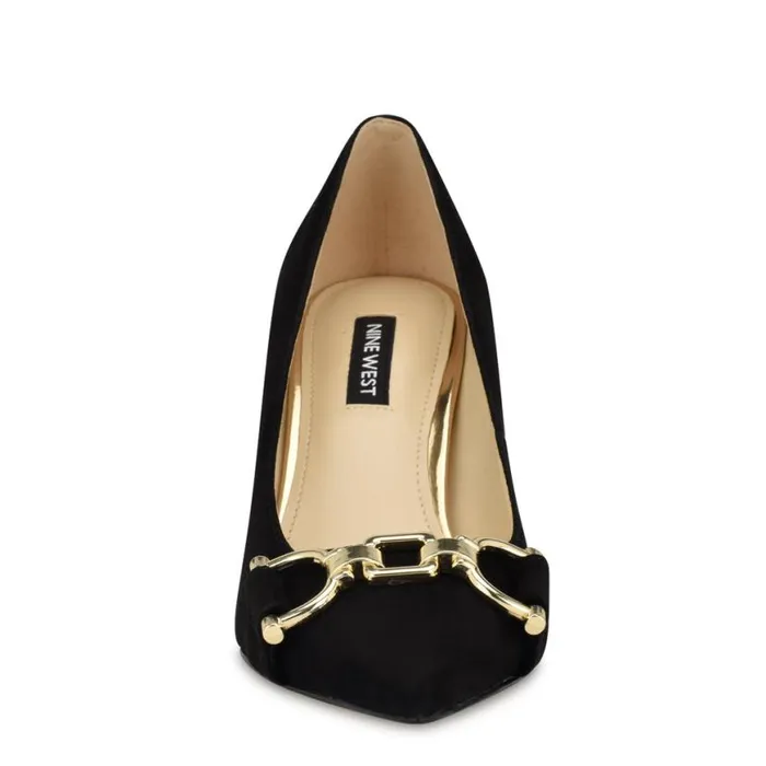 Nine West Heels Women Jella Emebellishd Dress Pumps Black Nine West Heels Women Jella Emebellishd Dress Pumps Black