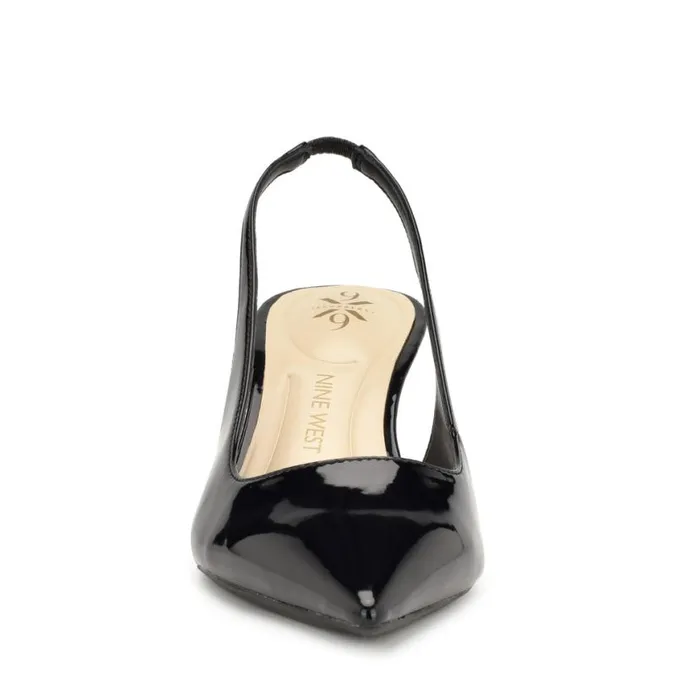 Nine West Heels Women Kately 92159 Slingback Pumps Jet Black