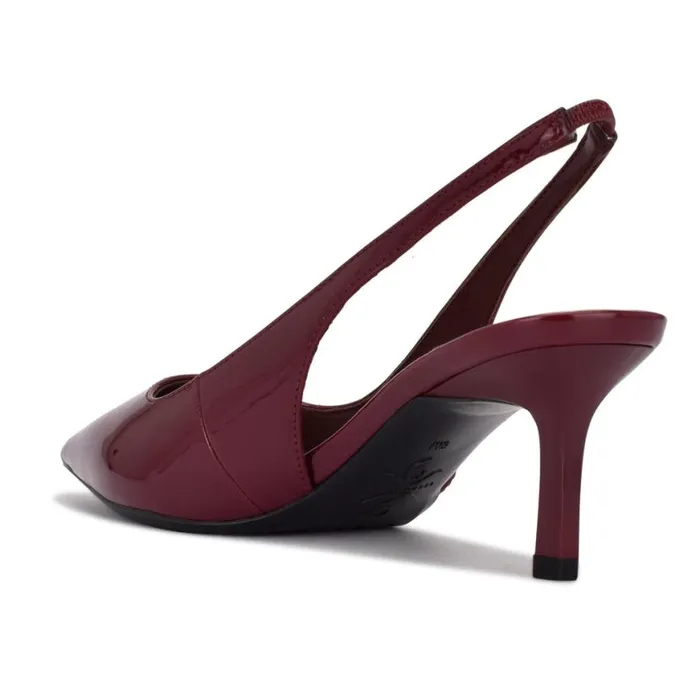 Nine West Heels Women Kately 92159 Slingback Pumps Plum Patent Nine West Heels Women Kately 92159 Slingback Pumps Plum Patent