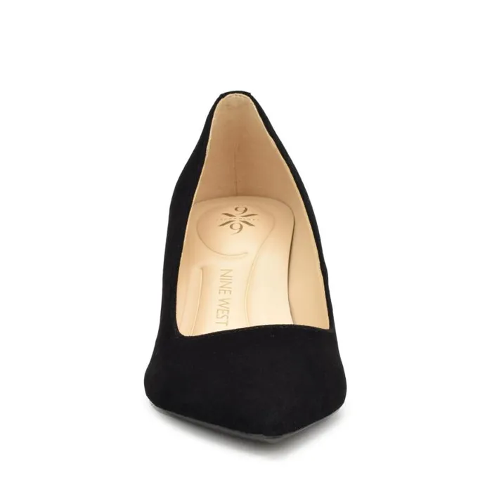 Nine West Heels Women Kuna 92159 Pointy Toe Pumps Black Suede Nine West Heels Women Kuna 92159 Pointy Toe Pumps Black Suede