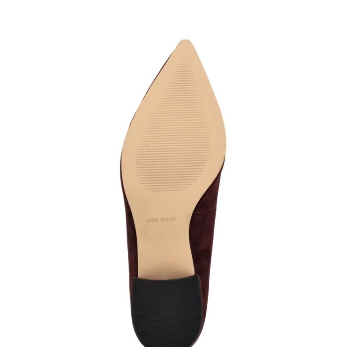 Nine West Heels Women Prix Mary Jane Pumps Dark Red Suede Nine West Heels Women Prix Mary Jane Pumps Dark Red Suede