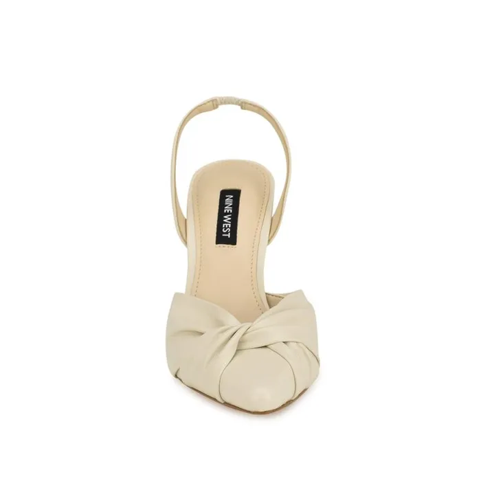 Nine West Heels Women Shanti Slingback Pumps Ivory Nine West Heels Women Shanti Slingback Pumps Ivory