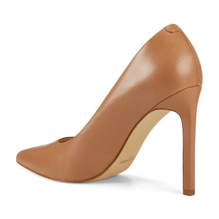 Nine West Heels Women Tatiana Pointy Toe Pumps Natural Leather Nine West Heels Women Tatiana Pointy Toe Pumps Natural Leather