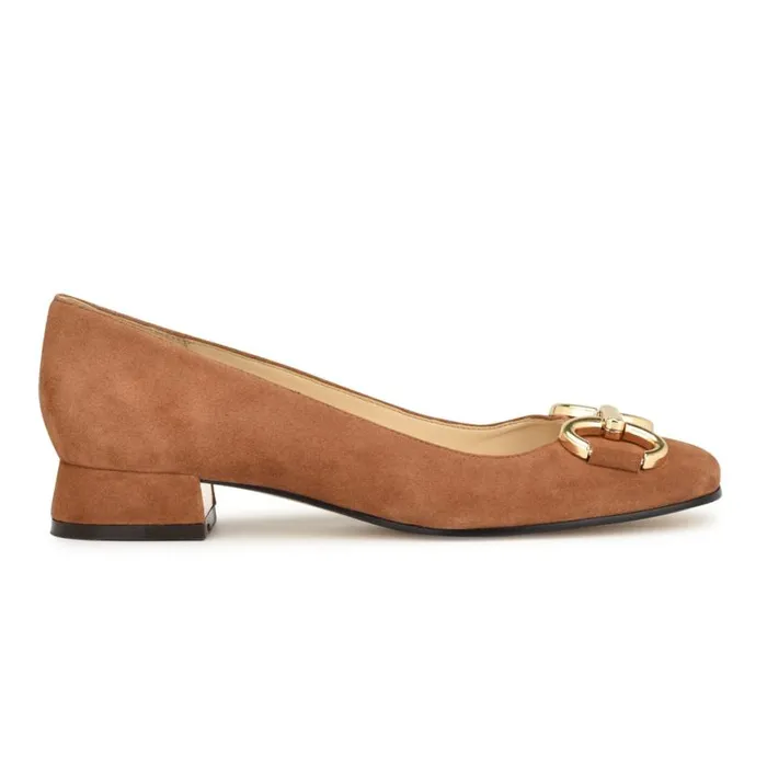 Nine West Heels Women Works Dress Pumps Natural