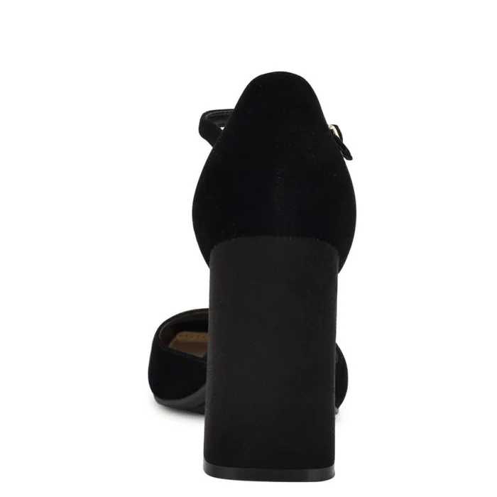 Nine West Heels Women Youda Ankle Strap Pumps Black Nine West Heels Women Youda Ankle Strap Pumps Black