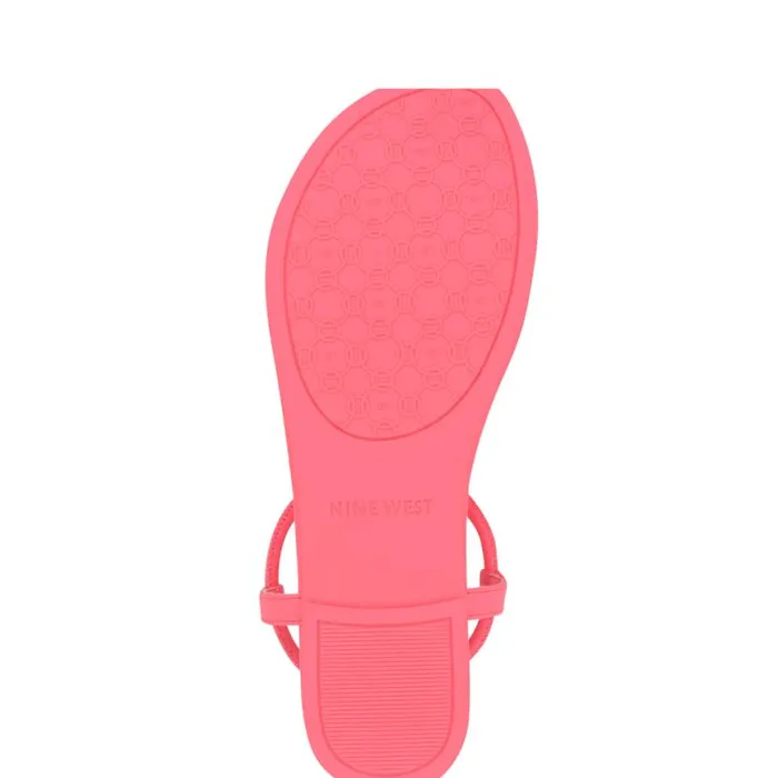 Nine West Sandals Women Bassie Flat Sandals Pink Nine West Sandals Women Bassie Flat Sandals Pink