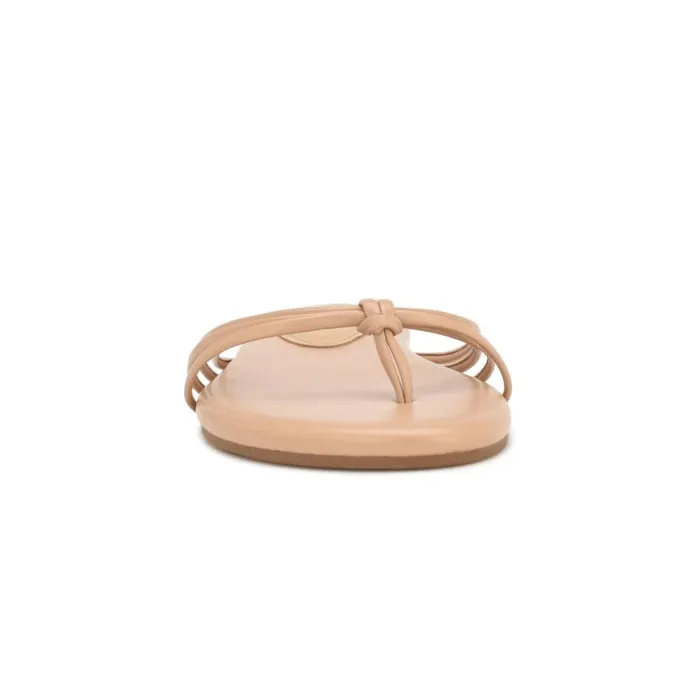 Nine West Sandals Women Blithe Flat Sandals Warm Blush
