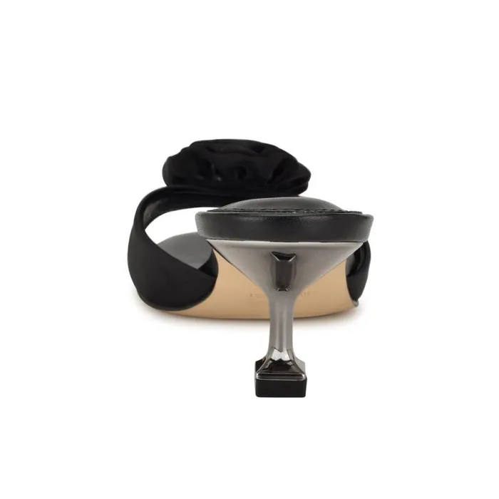 Nine West Sandals Women Dhalia Rosette Sandals Black Nine West Sandals Women Dhalia Rosette Sandals Black