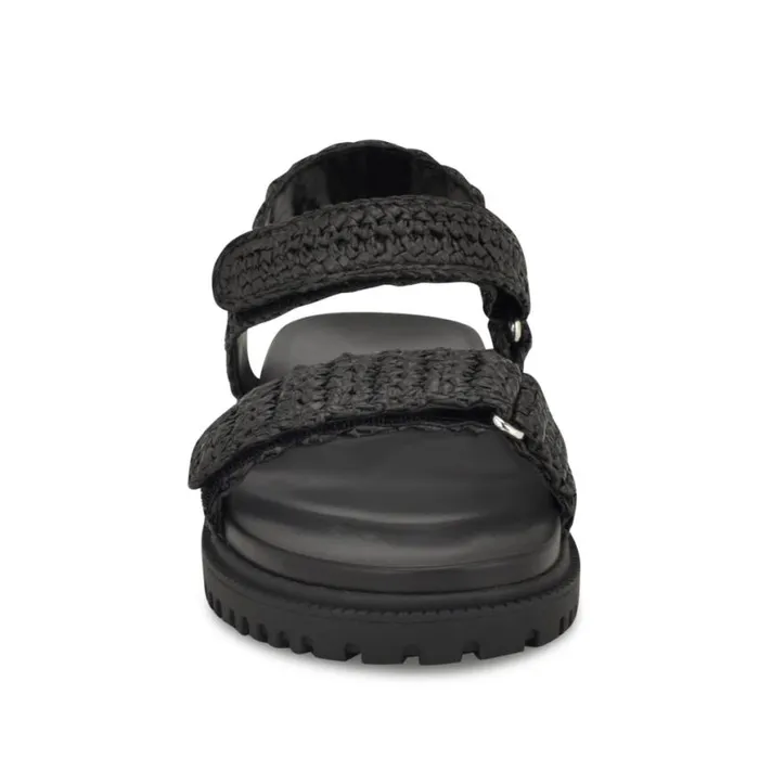 Nine West Sandals Women Dinrah Footbed Sandals Black Nine West Sandals Women Dinrah Footbed Sandals Black