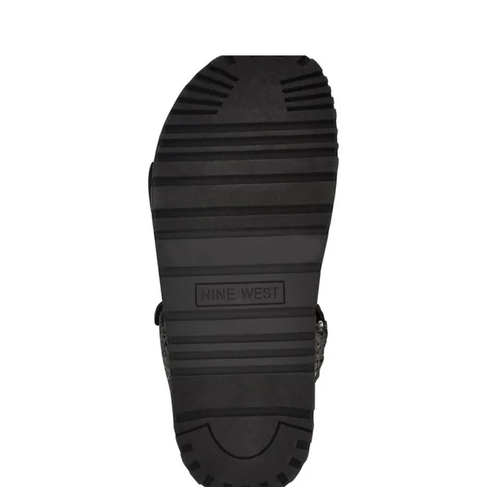 Nine West Sandals Women Dinrah Footbed Sandals Black Nine West Sandals Women Dinrah Footbed Sandals Black