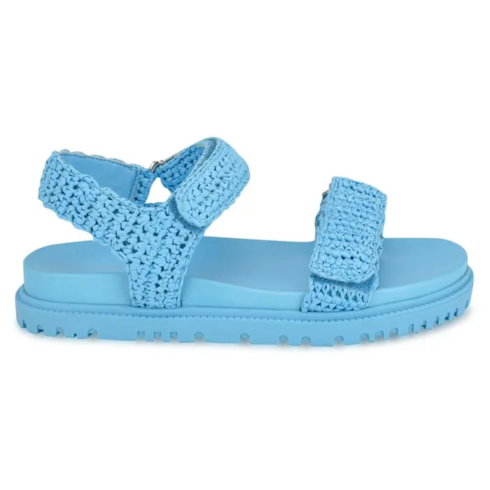 Nine West Sandals Women Dinrah Footbed Sandals Blue