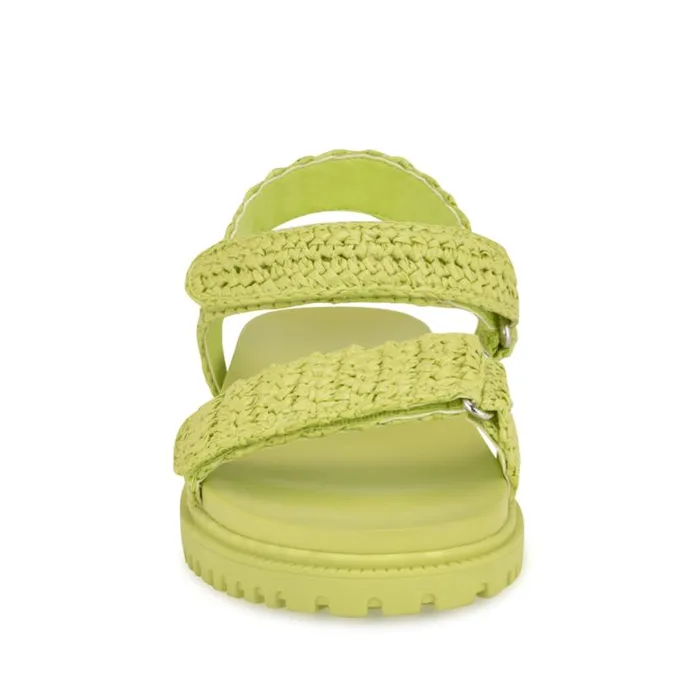 Nine West Sandals Women Dinrah Footbed Sandals Green Nine West Sandals Women Dinrah Footbed Sandals Green