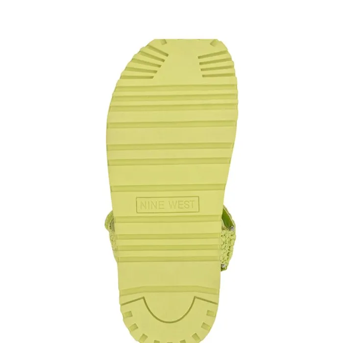 Nine West Sandals Women Dinrah Footbed Sandals Green Nine West Sandals Women Dinrah Footbed Sandals Green