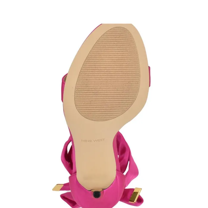 Nine West Sandals Women Donatela Ankle Wrap Sandals Pink