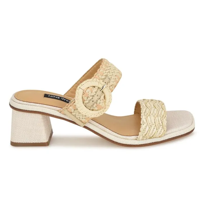 Nine West Sandals Women Emerey Woven Slide Sandals Natural