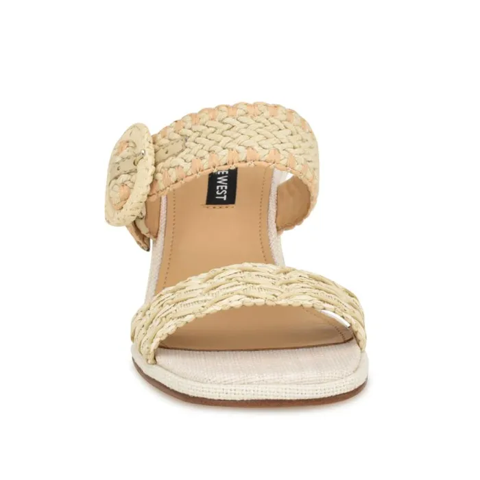 Nine West Sandals Women Emerey Woven Slide Sandals Natural