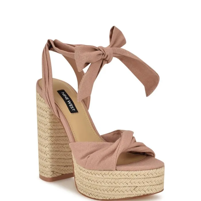 Nine West Sandals Women Gertha Platform Espadrille Sandals Blush Nine West Sandals Women Gertha Platform Espadrille Sandals Blush