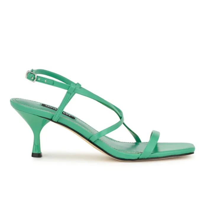 Nine West Sandals Women Haya Strappy Sandals Green