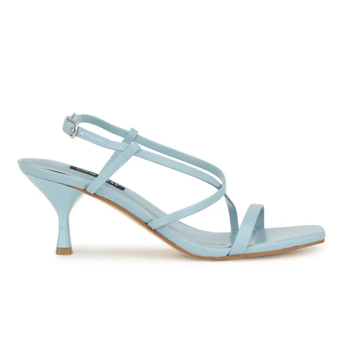 Nine West Sandals Women Haya Strappy Sandals Light Blue