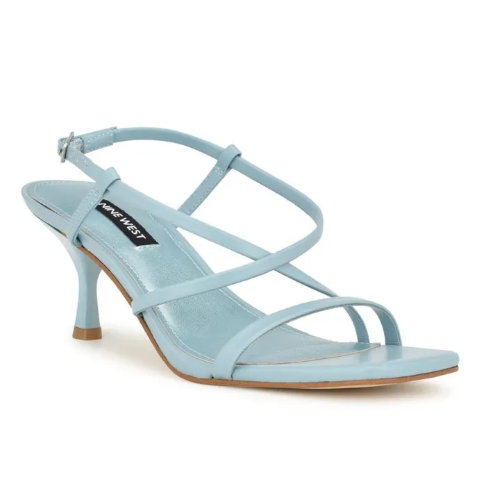 Nine West Sandals Women Haya Strappy Sandals Light Blue Nine West Sandals Women Haya Strappy Sandals Light Blue