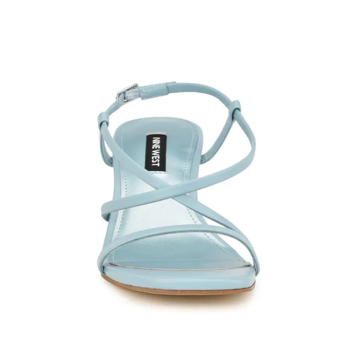 Nine West Sandals Women Haya Strappy Sandals Light Blue Nine West Sandals Women Haya Strappy Sandals Light Blue