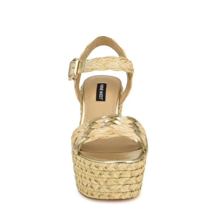 Nine West Sandals Women Jolane Espadrille Platform Sandals Medium Natural Nine West Sandals Women Jolane Espadrille Platform Sandals Medium Natural