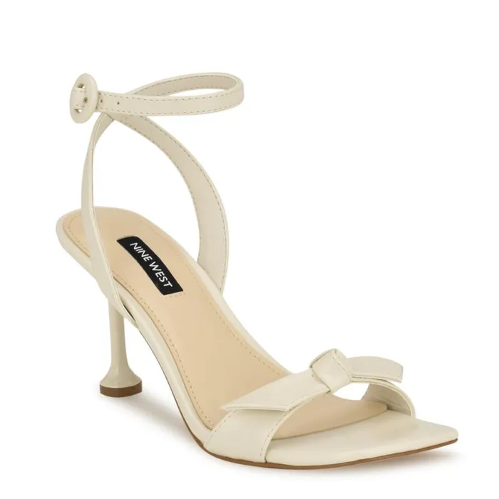 Nine West Sandals Women Kensta Bow Sandals Chic Cream Nine West Sandals Women Kensta Bow Sandals Chic Cream