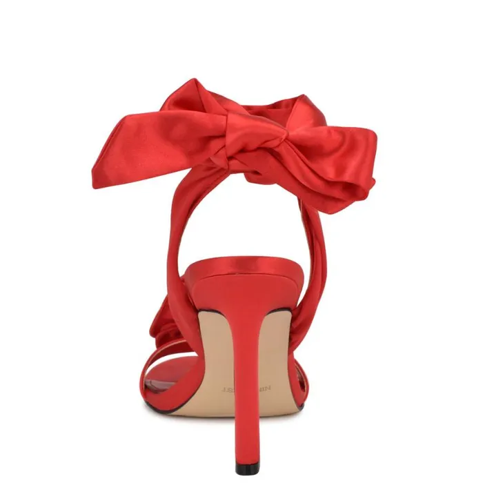 Nine West Sandals Women Krave Rosette Sandals Red