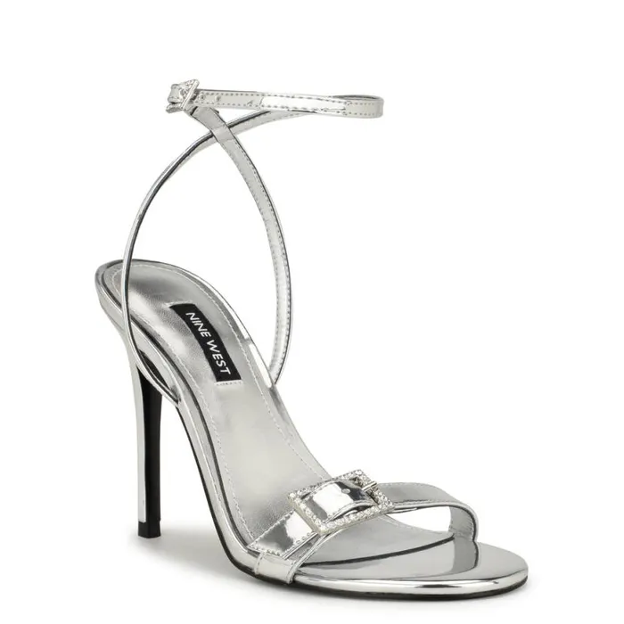 Nine West Sandals Women Moras Dress Sandals Silver Nine West Sandals Women Moras Dress Sandals Silver