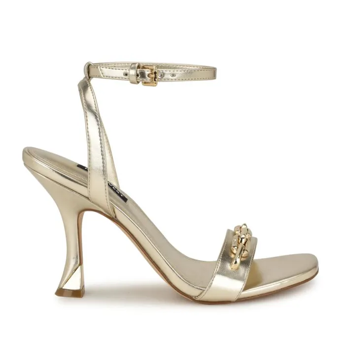 Nine West Sandals Women Neela Ankle Strap Sandals Platino